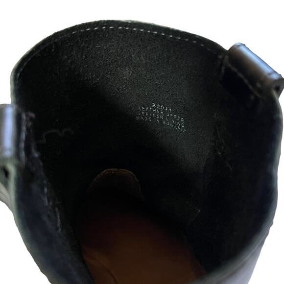 Madewell Harness Biker Boots in Black Leather Size 5.5 - Picture 10 of 11